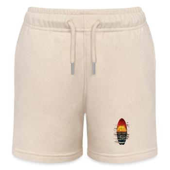 Sunset Surfer Experience - Kids Organic Sweat Shorts by Stanley/Stella - soft Ecru - Front
