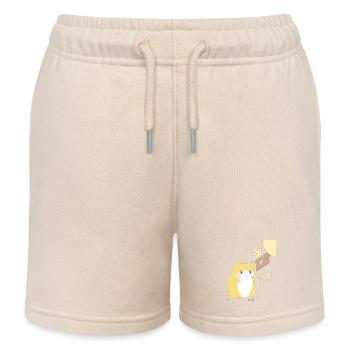 Backen Hamster Korea - Kinder Organic Joggingshorts Mini Bolter von Stanley/Stella - Natur - Vorne