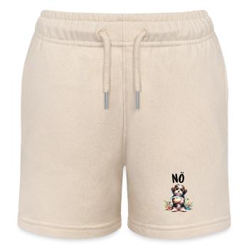 Havanese Lustiger Spruch Nö für Hundeliebhaber - Kinder Organic Joggingshorts Mini Bolter von Stanley/Stella - Natur - Vorne