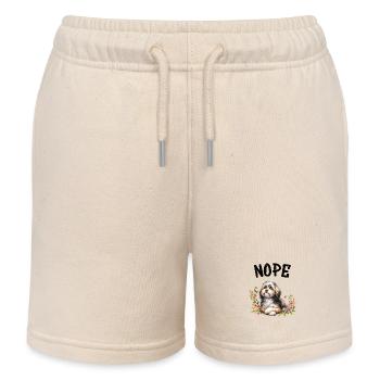 Havanese Lustiger Spruch Nope für Hundeliebhaber - Kinder Organic Joggingshorts Mini Bolter von Stanley/Stella - Natur - Vorne