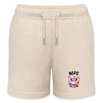 Havanese Lustiger Spruch Nope für Hundeliebhaber - Kinder Organic Joggingshorts Mini Bolter von Stanley/Stella - Natur - Vorne