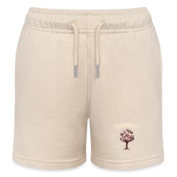Baumwolle Schafe für einen Schafliebhaber - Kinder Organic Joggingshorts Mini Bolter von Stanley/Stella - Natur - Vorne