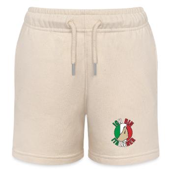 Italien Italiener Vaffanculo - Kinder Organic Joggingshorts Mini Bolter von Stanley/Stella - Natur - Vorne