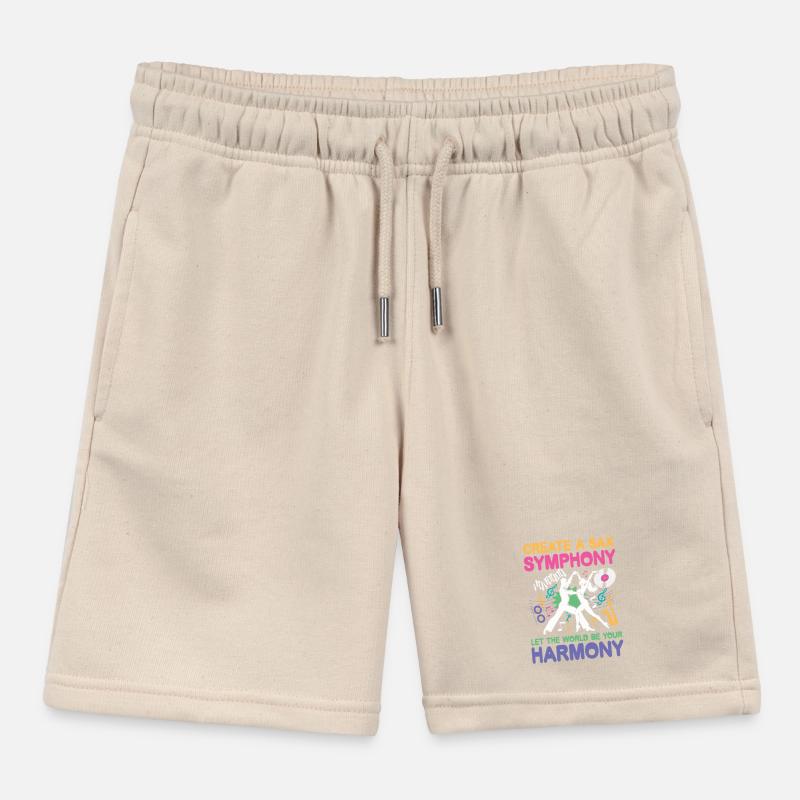 Create A Sax Symphony World Be Your Harmony Kinder Organic Joggingshorts Mini Bolter von Stanley/Stella