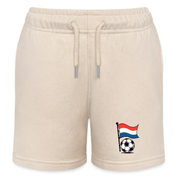 Football néerlandais - Short de jogging enfant bio Stanley/Stella - écru doux - Devant