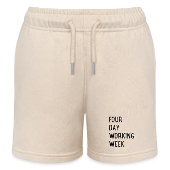 4 Tage Woche - Kinder Organic Joggingshorts Mini Bolter von Stanley/Stella - Natur - Vorne
