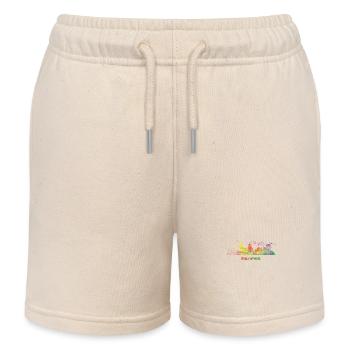 Memphean Skyline Memphis - Short de jogging enfant bio Stanley/Stella - écru doux - Devant