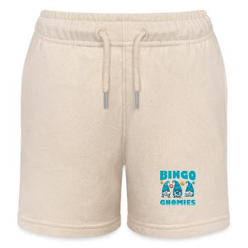 Bingo Gnomies Femmes Hommes Drôle Bingo - Short de jogging enfant bio Stanley/Stella - écru doux - Devant