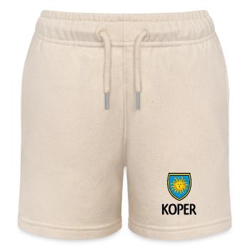 Koper Wappen - Kinder Organic Joggingshorts Mini Bolter von Stanley/Stella - Natur - Vorne