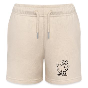 Capricorne - Short de jogging enfant bio Stanley/Stella - écru doux - Devant