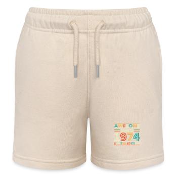 Impressive since 1974 - Kids Organic Sweat Shorts by Stanley/Stella - soft Ecru - Front