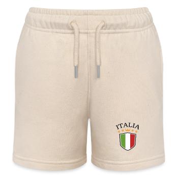 Italie Italien Italien Italie - Short de jogging enfant bio Stanley/Stella - écru doux - Devant
