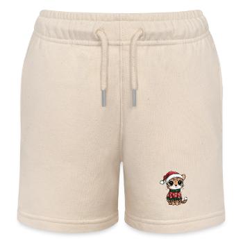 Leopardo di Natale - Pantaloncini sport bambino bio di Stanley/Stella - ecru morbido - Fronte