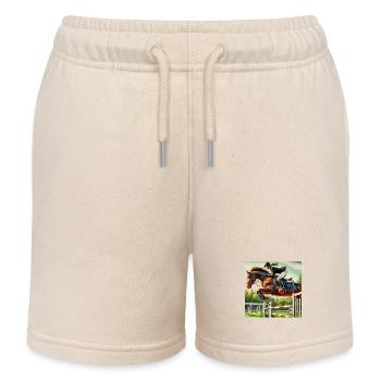 Show Jumper - Kids Organic Sweat Shorts by Stanley/Stella - soft Ecru - Front