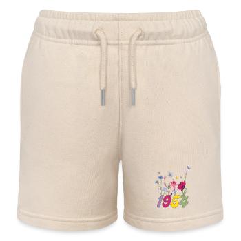 Geburtsjahr 1954 Wildblumen - Kinder Organic Joggingshorts Mini Bolter von Stanley/Stella - Natur - Vorne