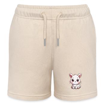 Hase - Kinder Organic Joggingshorts Mini Bolter von Stanley/Stella - Natur - Vorne