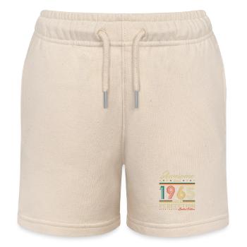 1965 Vintage Retro Geburtstagsgeschenk - Kinder Organic Joggingshorts Mini Bolter von Stanley/Stella - Natur - Vorne