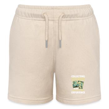Lustige Briefmarken Briefmarkensammlung Humor - Kinder Organic Joggingshorts Mini Bolter von Stanley/Stella - Natur - Vorne