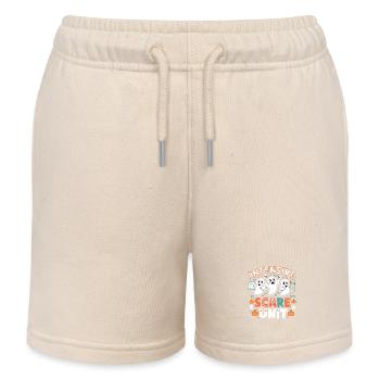 Krankenschwester Geist Gespenster Halloween - Kinder Organic Joggingshorts Mini Bolter von Stanley/Stella - Natur - Vorne