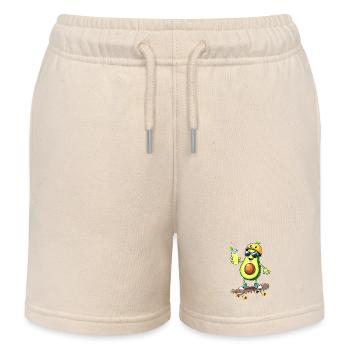 Lustige Avocado-Limonade für einen Avocado Fan - Kinder Organic Joggingshorts Mini Bolter von Stanley/Stella - Natur - Vorne