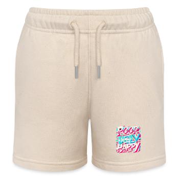Poor Ugly Happy 5 - Kinder Organic Joggingshorts Mini Bolter von Stanley/Stella - Natur - Vorne