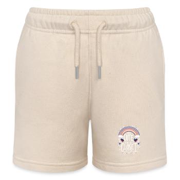Too Cute For The Closet 9 - Kinder Organic Joggingshorts Mini Bolter von Stanley/Stella - Natur - Vorne