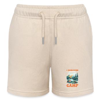I Survived Summer Camp 5 - Kinder Organic Joggingshorts Mini Bolter von Stanley/Stella - Natur - Vorne