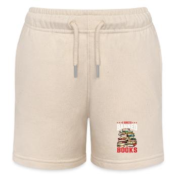 I Write Banned Books 2 - Kinder Organic Joggingshorts Mini Bolter von Stanley/Stella - Natur - Vorne