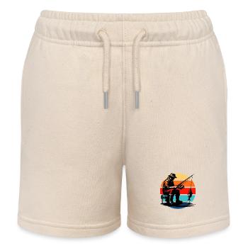 Angler - Kids Organic Sweat Shorts by Stanley/Stella - soft Ecru - Front