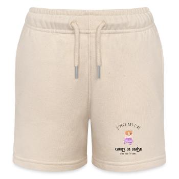 I can't, I have dance lessons with my hamster - Kids Organic Sweat Shorts by Stanley/Stella - soft Ecru - Front