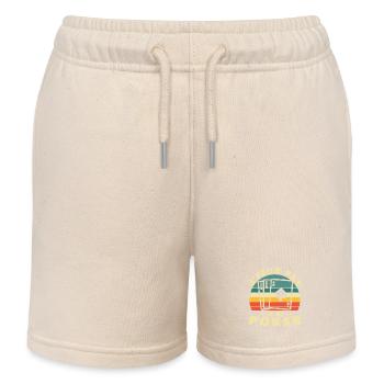 I Can't I Poker Humor Geschenk - Kinder Organic Joggingshorts Mini Bolter von Stanley/Stella - Natur - Vorne