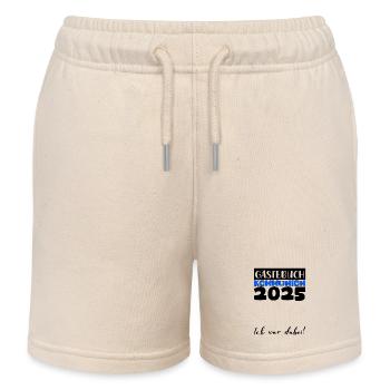 Communion 2025 Guestbook Gift Girl Boys - Kids Organic Sweat Shorts by Stanley/Stella - soft Ecru - Front