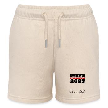 Konfirmation 2025 Gästebuch Deko Mädchen Jungen - Kinder Organic Joggingshorts Mini Bolter von Stanley/Stella - Natur - Vorne