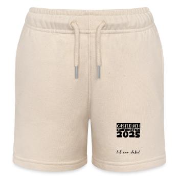 Konfirmation 2025 Gästebuch Deko Mädchen Jungen - Kinder Organic Joggingshorts Mini Bolter von Stanley/Stella - Natur - Vorne