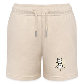Der freundliche Liebe Fuchs mit Herz - Kinder Organic Joggingshorts Mini Bolter von Stanley/Stella - Natur - Vorne