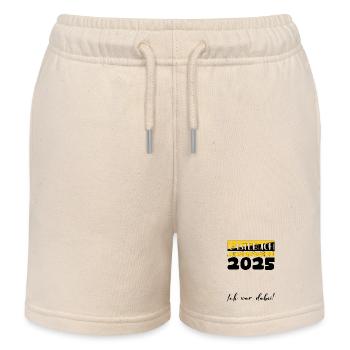 Jugendweihe 2025 Guestbook Gift Girls Boys - Kids Organic Sweat Shorts by Stanley/Stella - soft Ecru - Front