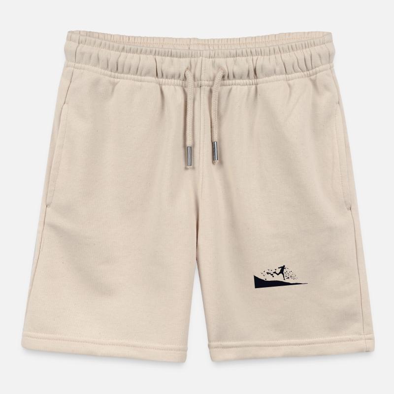 Trail Runner Cross Trail Mountain Runner Kids Organic Sweat Shorts by Stanley/Stella