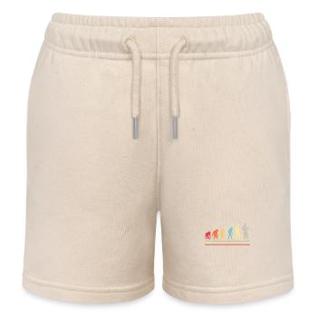 Evolution Firefighters Firefighters players - Kids Organic Sweat Shorts by Stanley/Stella - soft Ecru - Front