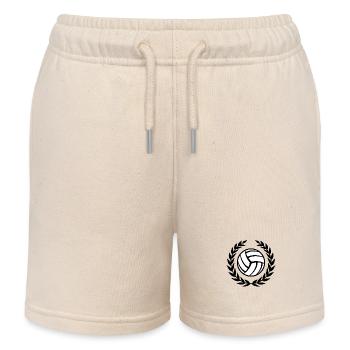 Volley-ball - Short de jogging enfant bio Stanley/Stella - écru doux - Devant