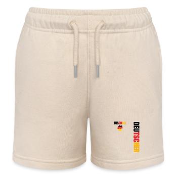 German team supporter football - Short de jogging enfant bio Stanley/Stella - écru doux - Devant