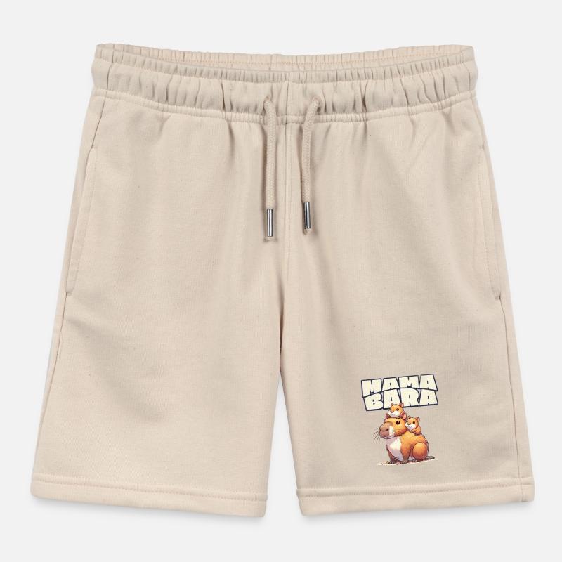 Mamabara Mutter Capybara Kinder Organic Joggingshorts Mini Bolter von Stanley/Stella