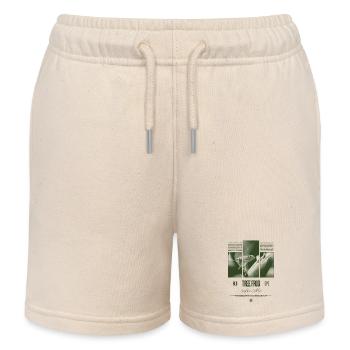 Red Eyed Tree Frog Rainforest Amphibian - Kids Organic Sweat Shorts by Stanley/Stella - soft Ecru - Front