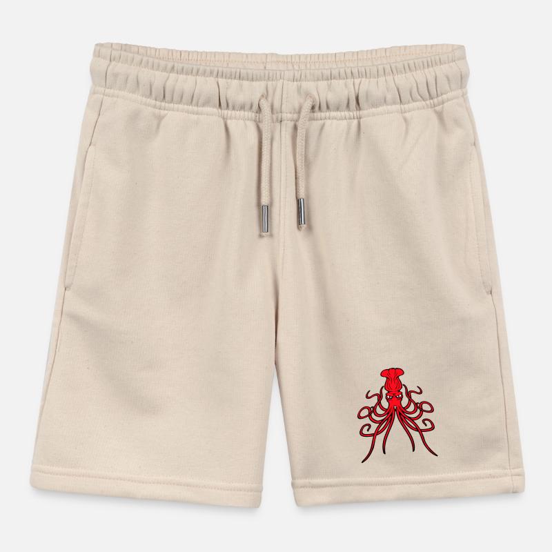 Pieuvre, pieuvre, pieuvre, céphalopode, mauvais œil Short de jogging enfant bio Stanley/Stella