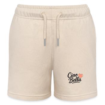 Ciao Bella - Kids Organic Sweat Shorts by Stanley/Stella - soft Ecru - Front