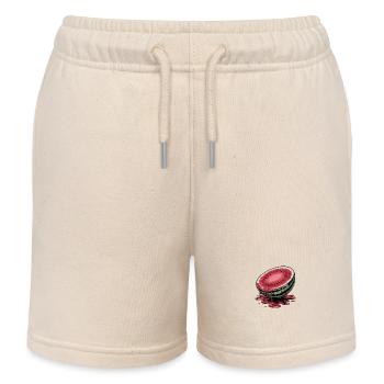 Saftige Wassermelone – Sommer, Sonne, Frische - Kinder Organic Joggingshorts Mini Bolter von Stanley/Stella - Natur - Vorne
