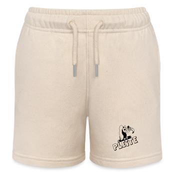 Party Shirt ,Feiern , Karneval, Pleite Geier(25) - Kinder Organic Joggingshorts Mini Bolter von Stanley/Stella - Natur - Vorne