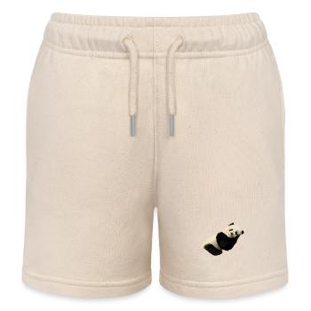 Panda - Short de jogging enfant bio Stanley/Stella - écru doux - Devant