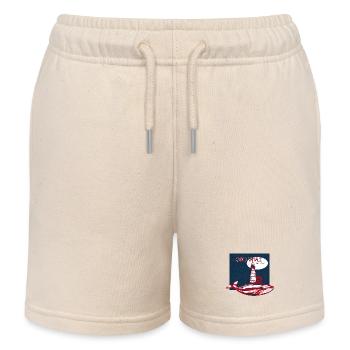Vintage Leuchtturm - Kinder Organic Joggingshorts Mini Bolter von Stanley/Stella - Natur - Vorne