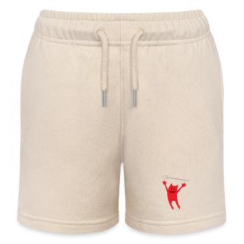 Frecher Teufel - Kinder Organic Joggingshorts Mini Bolter von Stanley/Stella - Natur - Vorne