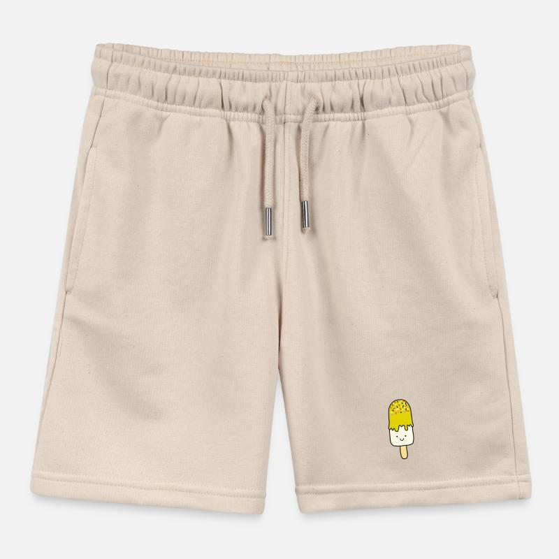 Crème glacée crème glacée Short de jogging enfant bio Stanley/Stella